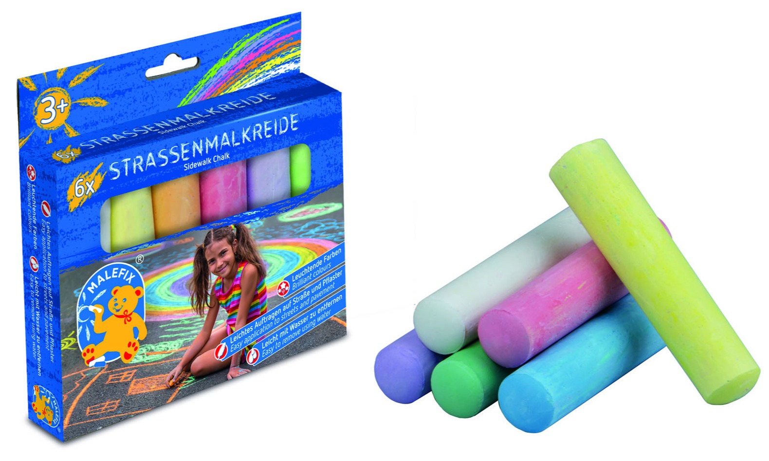 MALEFIX: SIDEWALK CHALK (6 pcs)